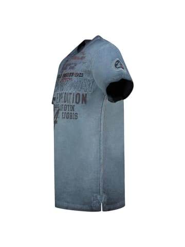 Geographical Norway Shirt "Jelegant" donkerblauw