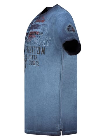 Geographical Norway Shirt "Jelegant" blauw