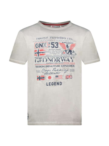 Geographical Norway Koszulka "Jorick" w kolorze szarym