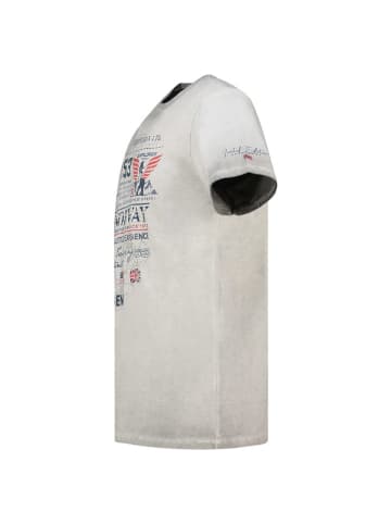 Geographical Norway Koszulka "Jorick" w kolorze szarym