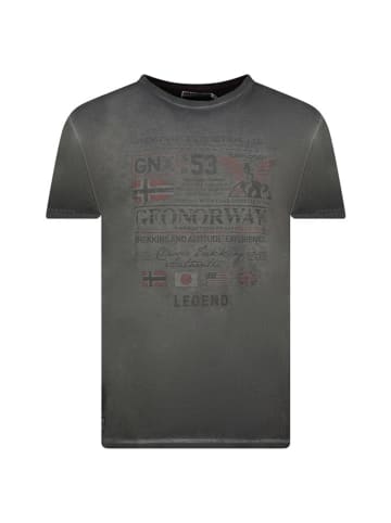 Geographical Norway Koszulka "Jorick" w kolorze antracytowym