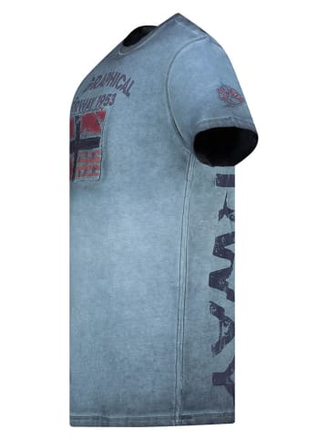 Geographical Norway Shirt "Jotz" blauw