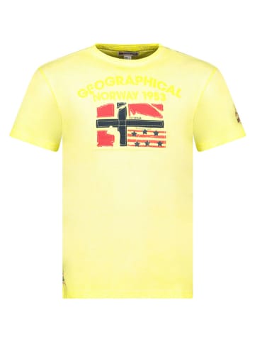 Geographical Norway Shirt "Jotz" in Gelb