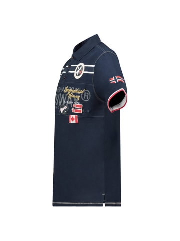 Geographical Norway Koszulka polo "Karadock" w kolorze granatowym