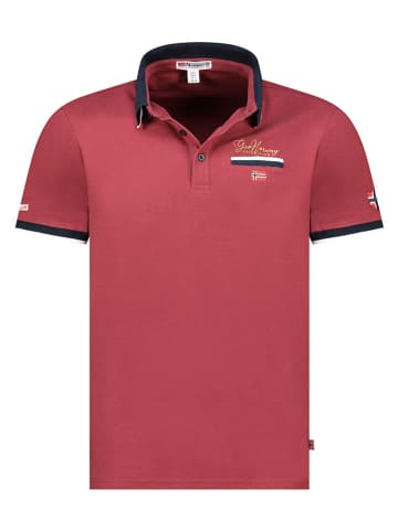 Geographical Norway Poloshirt "Kara" in Rot