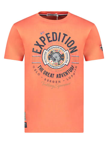 Geographical Norway Shirt "Jaldemar" oranje