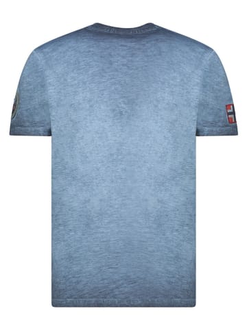 Geographical Norway Koszulka "Jimdo" w kolorze niebieskim