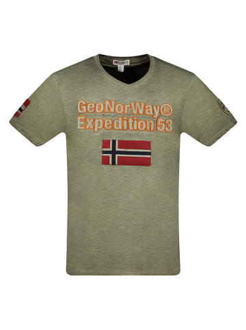 Geographical Norway Shirt "Jimdo" in Khaki