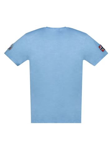 Geographical Norway Shirt "Jimdo" blauw