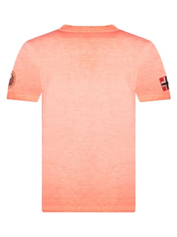 Geographical Norway Shirt "Jimdo" in Orange