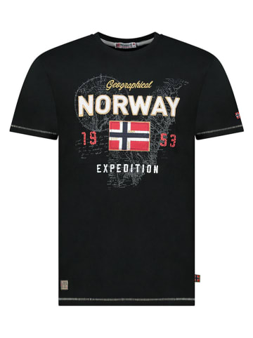 Geographical Norway Shirt "Juitre" in Schwarz