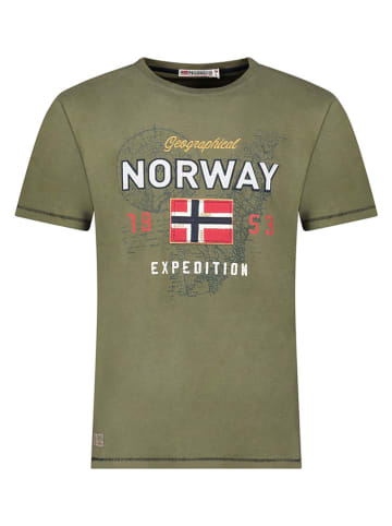 Geographical Norway Shirt "Juitre" in Khaki