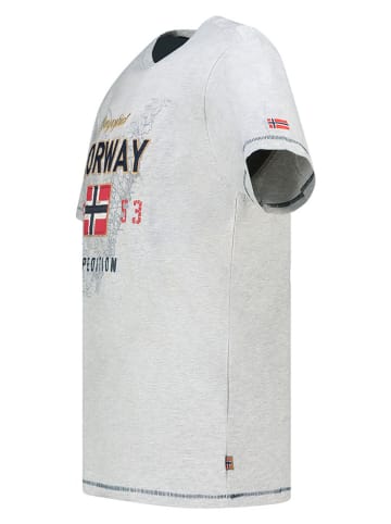 Geographical Norway Koszulka "Juitre" w kolorze szarym
