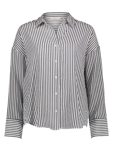 ONLY Blouse wit/donkerblauw