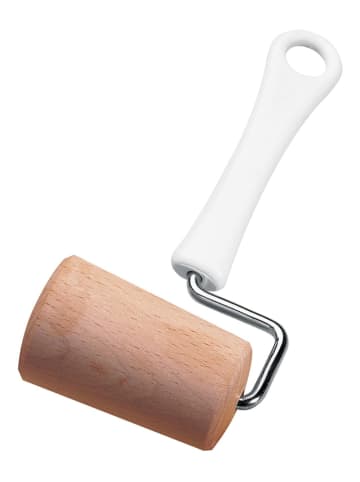 Zenker Wałek w kolorze jasnobrązowo-białym do ciasta - dł. 19 cm