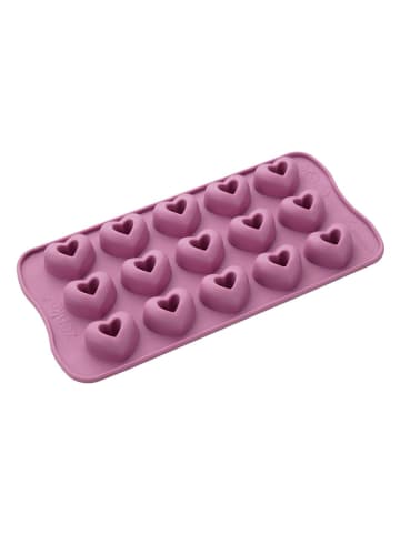 Zenker Forma w kolorze fioletowym do pralin czekoladowych - dł. 21 x 11,5 cm