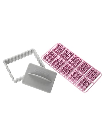 Zenker 61tlg. Ausstecher-Set in Grau/ Rosa