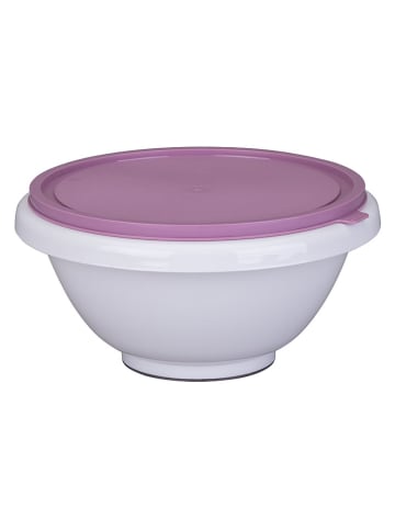 Zenker Rührschüssel in Weiß/ Lila - 4,5 l