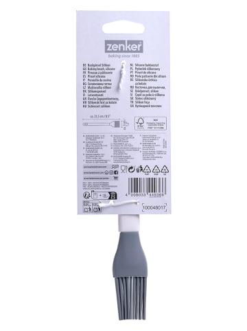 Fackelmann 2er-Set: Backpinsel in Grau - (L)22 cm