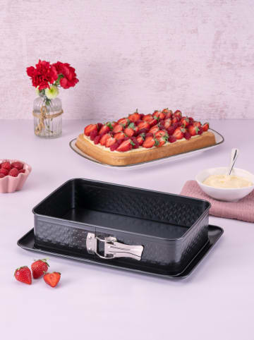 Zenker Rechteck-Springform in Schwarz - (L)28 x (B)18,5 cm