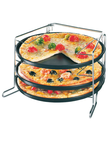 Zenker 4tlg. Pizza-Set in Schwarz - Ø 29 cm