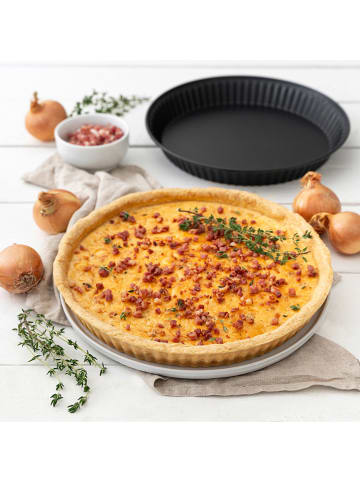 Zenker Forma "Special Countries" w kolorze czarnym do quiche - Ø 30 cm