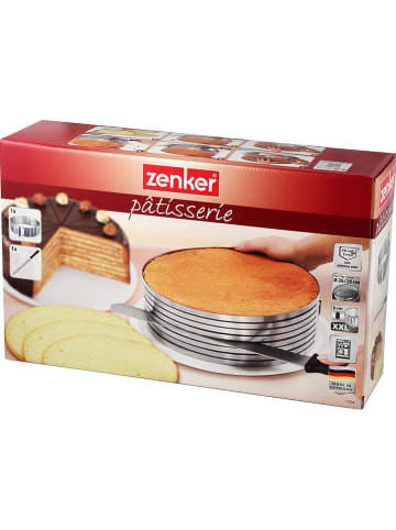 Zenker 2tlg. Edelstahl-Kuchenschneidhilfe-Set "Patisserie"