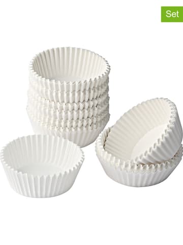 Zenker 2er-Set: Muffin-Papierförmchen in Weiß - 2x 200 Stück