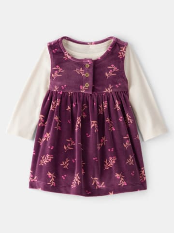 carter's 2tlg. Outfit in Lila/ Creme