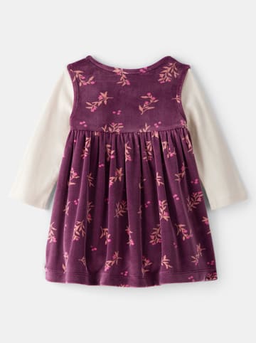 carter's 2-delige outfit paars/crème