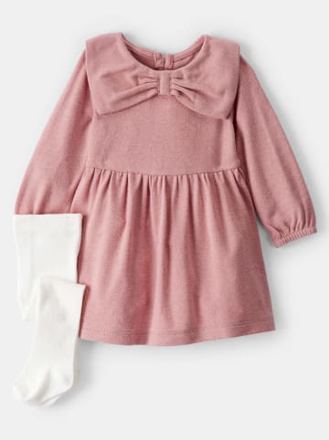 carter's 2-delige outfit lichtroze/wit