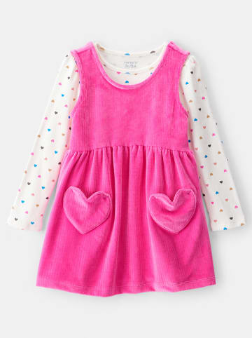 carter's 2tlg. Outfit in Pink/ Creme