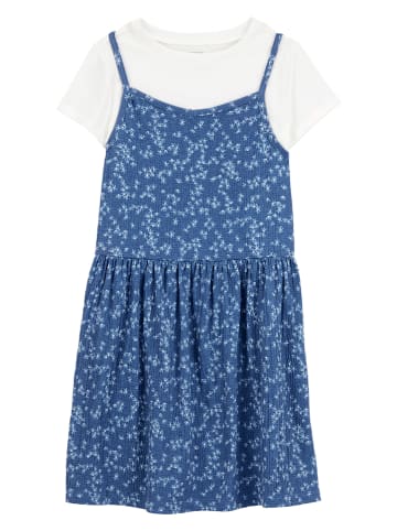 carter's 2-delige outfit wit/blauw