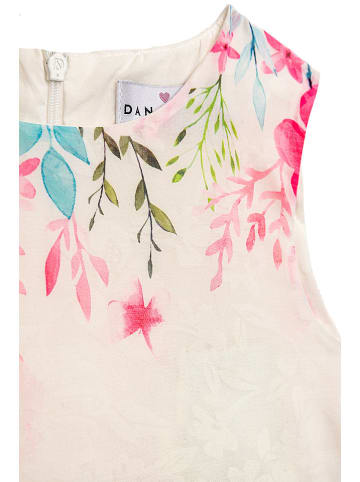 Danamade Kleid "Dualani" in Creme/ Pink
