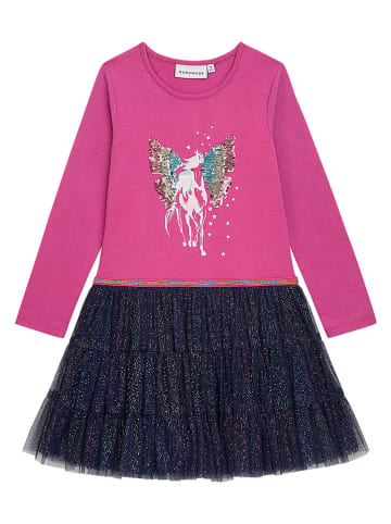 Danamade Kleid "Lina" in Pink/ Dunkelblau