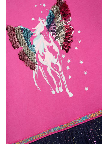 Danamade Kleid "Lina" in Pink/ Dunkelblau