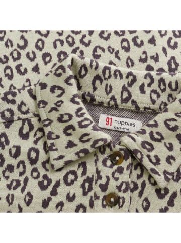 Noppies Sukienka w kolorze turkusowo-czarnym