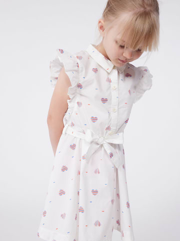 PETIT BATEAU Sukienka w kolorze białym