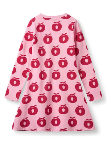 Småfolk Kleid "Äpfel" in Rosa