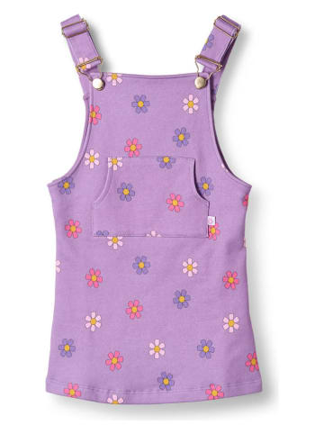 Småfolk Tuinjurk "Bloemen" paars