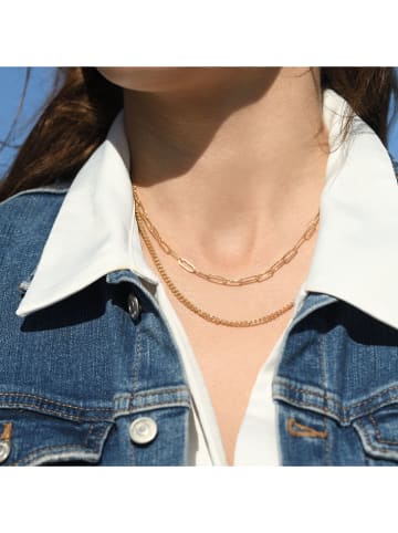 MOODE Gecoate ketting "Silvia" - (L)42 cm