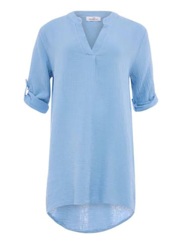 Zwillingsherz Tunika "Rebecca" w kolorze błękitnym