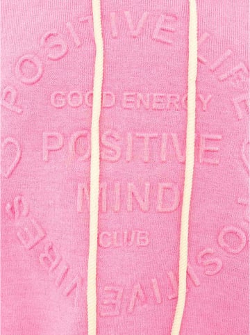 Zwillingsherz Bluza "Positive Mind" w kolorze jasnoróżowym