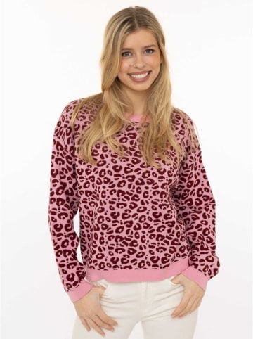 Zwillingsherz Sweter w kolorze jasnoróżowym