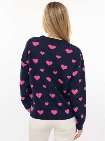 Zwillingsherz Sweter w kolorze granatowym