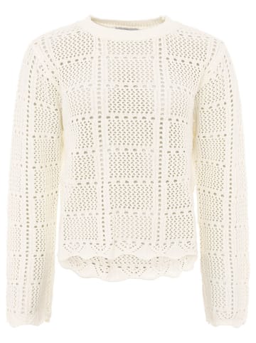 Zwillingsherz Sweter w kolorze kremowym