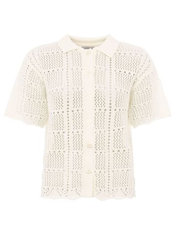 Zwillingsherz Poloshirt in Creme