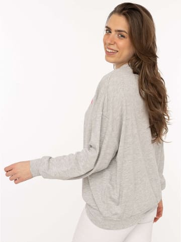 Zwillingsherz Sweatshirt "Feel Good Club" grijs