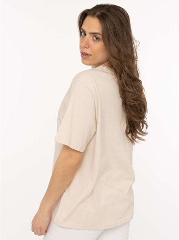 Zwillingsherz Shirt "Feel Good Club" beige