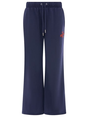 Zwillingsherz Sweatbroek "Feel Good Club" donkerblauw